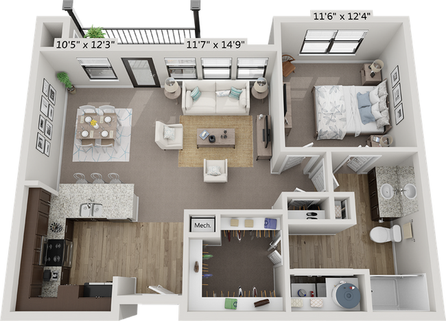Unit 2101 3308 floor plan